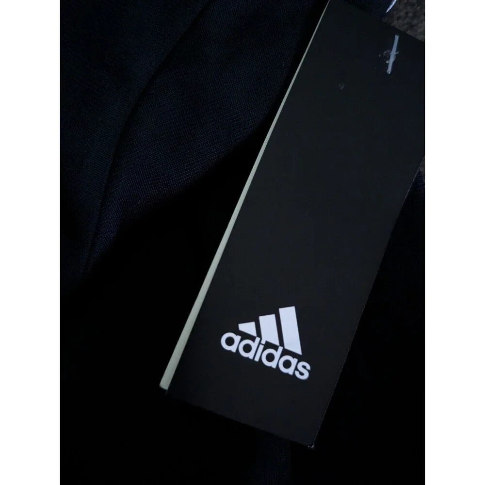 NWT Adidas Track Jacket Youth Large 14/16 Black Soccer Sports Logo